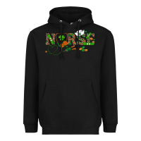 Black st patrick's day nurse Heavyweight Hoodie - RanaPortraitStore