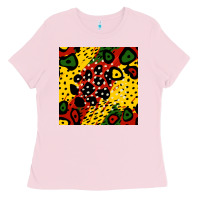 Bubblegum Pink african colors pattern Ladies Tee - BundleAndBundleShop