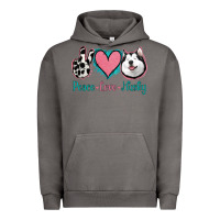 Pigment Tornado Peace Love Husky Urban Hoodie - Jasminsmagicworld