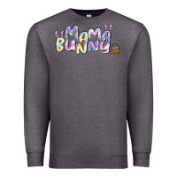 Charcoal Heather easter mama bunny Premium Sweatshirt - Jasminsmagicworld