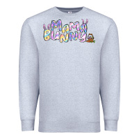Heather Grey easter mama bunny Premium Sweatshirt - Jasminsmagicworld