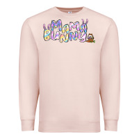 Pale Pink easter mama bunny Premium Sweatshirt - Jasminsmagicworld