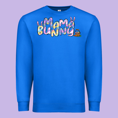 Easter Mama Bunny Premium Sweatshirt Designed By Jasminsmagicworld