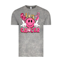 Cloud Rock hey cancer with middle fingers Vintage Tee - LillyAllenDesigns
