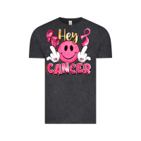 Vintage Black hey cancer with middle fingers Vintage Tee - LillyAllenDesigns
