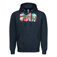 Navy volleyball coffee Zipper Hoodie - Jasminsmagicworld