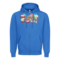 True Royal volleyball coffee Zipper Hoodie - Jasminsmagicworld