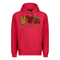 Cardinal Peace Love Lupita Premium Hoodie - Jasminsmagicworld