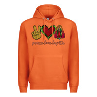 Carrot Peace Love Lupita Premium Hoodie - Jasminsmagicworld