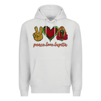 Dove Grey Peace Love Lupita Premium Hoodie - Jasminsmagicworld