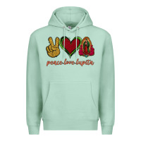 Seafoam Peace Love Lupita Premium Hoodie - Jasminsmagicworld