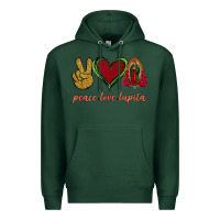 Sports Green Peace Love Lupita Premium Hoodie - Jasminsmagicworld