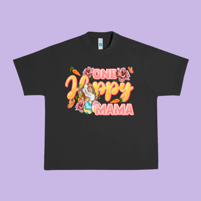 One Hoppy Mama Urban Heavy Tee Designed By Lillyallendesigns