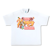 White One hoppy Mama Urban Heavy Tee - LillyAllenDesigns