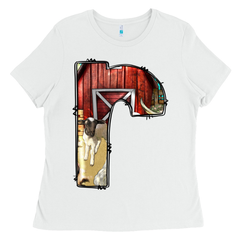Farm Life Alphabet Lowercase Letters R Ladies Tee by BundleAndBundleShop | Teevron