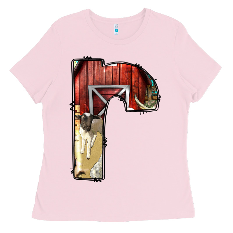 Farm Life Alphabet Lowercase Letters R Ladies Tee by BundleAndBundleShop | Teevron
