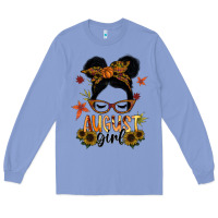 Colony Blue august girl Long Sleeve Tee - SublimationCraftShop