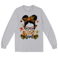 Moon Dust august girl Long Sleeve Tee - SublimationCraftShop