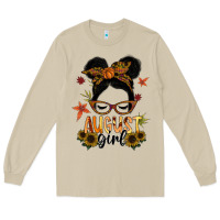 Mushroom august girl Long Sleeve Tee - SublimationCraftShop