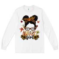 White august girl Long Sleeve Tee - SublimationCraftShop
