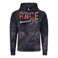 Cloud Black race girl Vintage Hoodie - RacoonDesign