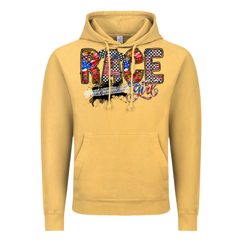 Race Girl Vintage Hoodie by RacoonDesign | Teevron