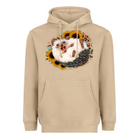 Mushroom happy hedgehog sunflower leopard Heavyweight Hoodie - Jasminsmagicworld