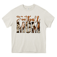 Cream football mom Heavy Core Tee - Jasminsmagicworld