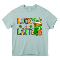 Arona St. Patrick's Lucky a latte Heavy Core Tee - OliviaCreatesArt