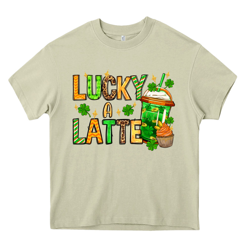 St. Patrick's Lucky A Latte Heavy Core Tee by OliviaCreatesArt | Teevron