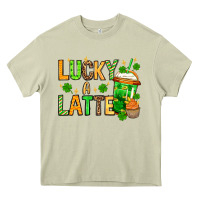 Mossy St. Patrick's Lucky a latte Heavy Core Tee - OliviaCreatesArt