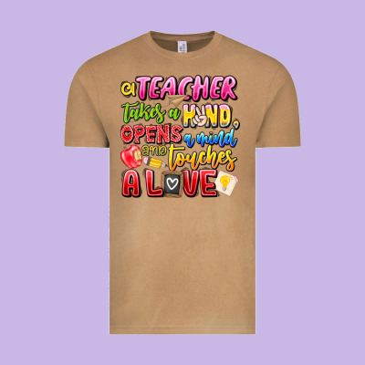 A Teacher Takes A Hand Opens A Mind And Touches A Vintage Tee Designed By Cowhidedigitalart