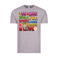 Vintage Zinc a Teacher Takes a Hand Opens a mind and Touches A Vintage Tee - CowhideDigitalArt