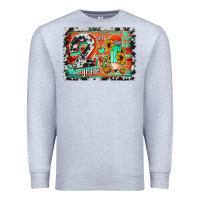 Heather Grey western back to school 2nd grade 2 Premium Sweatshirt - Jasminsmagicworld