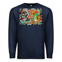 Navy western back to school 2nd grade 2 Premium Sweatshirt - Jasminsmagicworld
