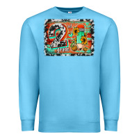Ocean Blue western back to school 2nd grade 2 Premium Sweatshirt - Jasminsmagicworld