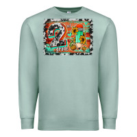 Seafoam western back to school 2nd grade 2 Premium Sweatshirt - Jasminsmagicworld