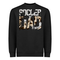 Black no background soccer dad Heavyweight Sweatshirt - Jasminsmagicworld