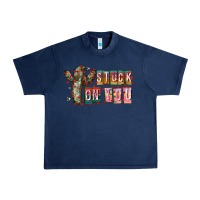 Navy Stuck on You Urban Heavy Tee - CowhideDigitalArt