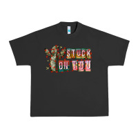 Pigment Black Stuck on You Urban Heavy Tee - CowhideDigitalArt
