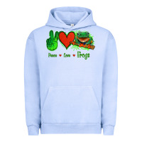 Pigment Grape Ice Peace Love Frogs Urban Hoodie - Jasminsmagicworld