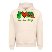 Sandshell Peace Love Frogs Urban Hoodie - Jasminsmagicworld