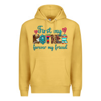 Antique Gold first my mother forever my friend Premium Hoodie - Artiststas