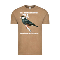 Vintage Coffee western ground parrot rare wild and west australian Vintage Tee - Bettercallsaul