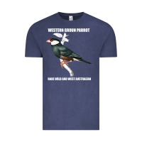 Vintage Denim western ground parrot rare wild and west australian Vintage Tee - Bettercallsaul