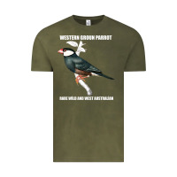 Vintage Olive western ground parrot rare wild and west australian Vintage Tee - Bettercallsaul