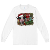 White merry christmas Long Sleeve Tee - SublimationCraftShop