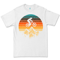 White mountainbike downhill retro vintage gift   mountain bike Premium Tee - DesigneFamous