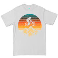 Dove Grey mountainbike downhill retro vintage gift   mountain bike Premium Tee - DesigneFamous