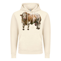 Vintage Artic simmental bull Vintage Hoodie - LillyAllenDesigns